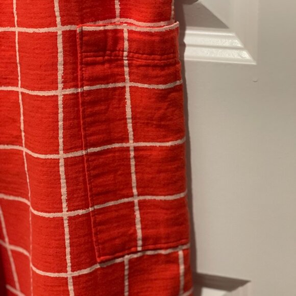 OPEN EDIT NORDSTROM Girls Printed Wide Leg Organic Cotton Jumpsuit Size 6 - Picture 5 of 6